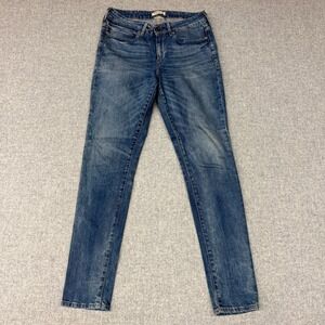 Levi's Made & Crafted Empire Skinny Jeans Size 29 Blue Denim Italian Made 0861